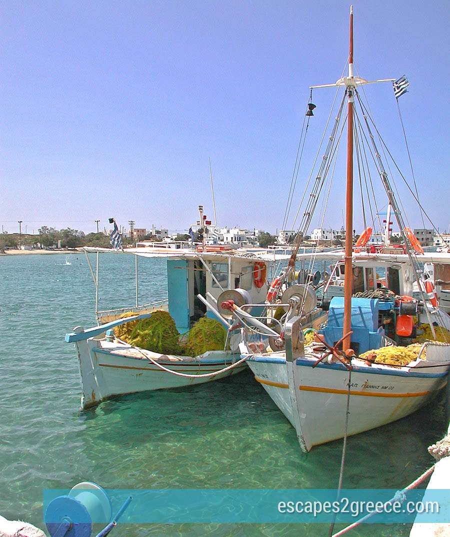 Fishing as the main occupation in the Greek islands